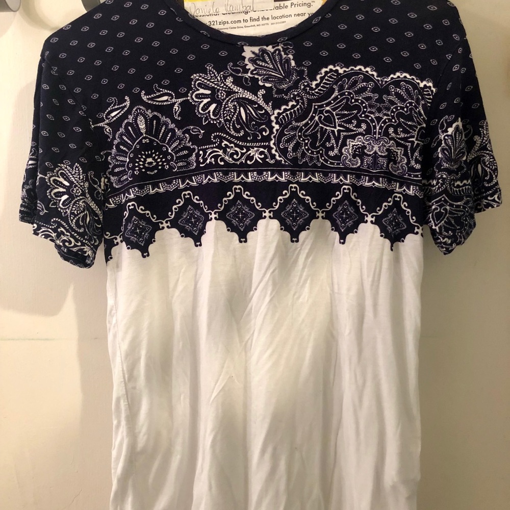 Zara Boho Patterned Short Sleeve